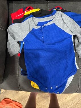 Bundle of Baby long sleeve One-Piece Bodysuit